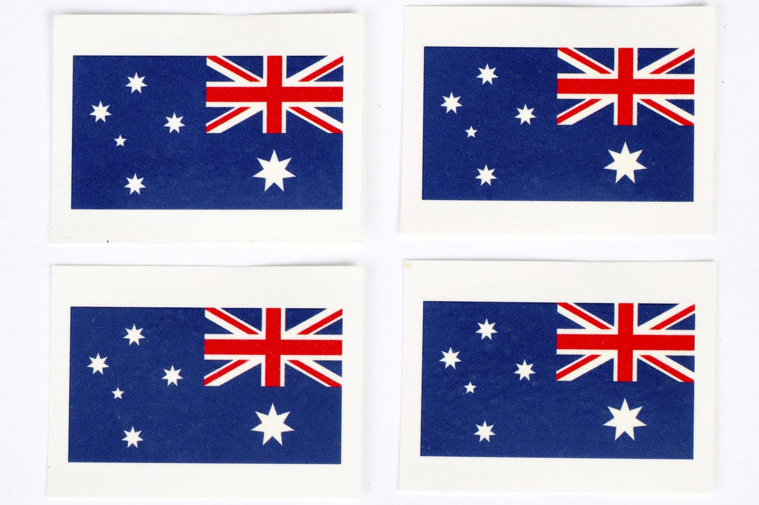 Temporary tattoo Australian flag Auspire Australia Day Council of
