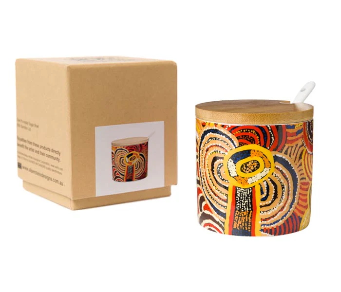 Sugar Bowl with Bamboo Lid - Image 8