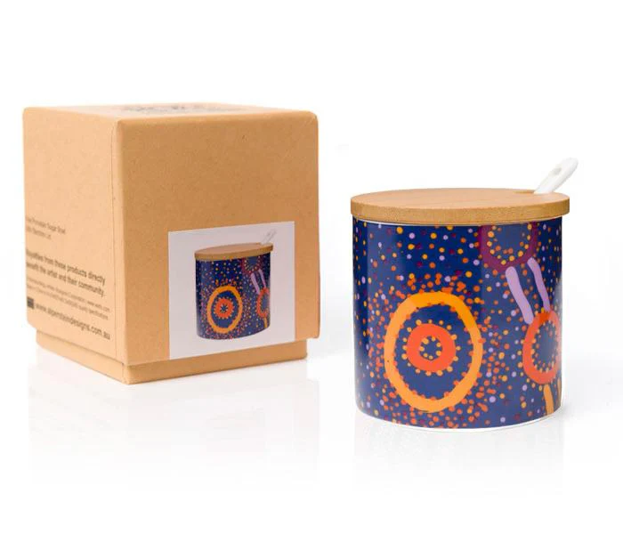 Sugar Bowl with Bamboo Lid - Image 9