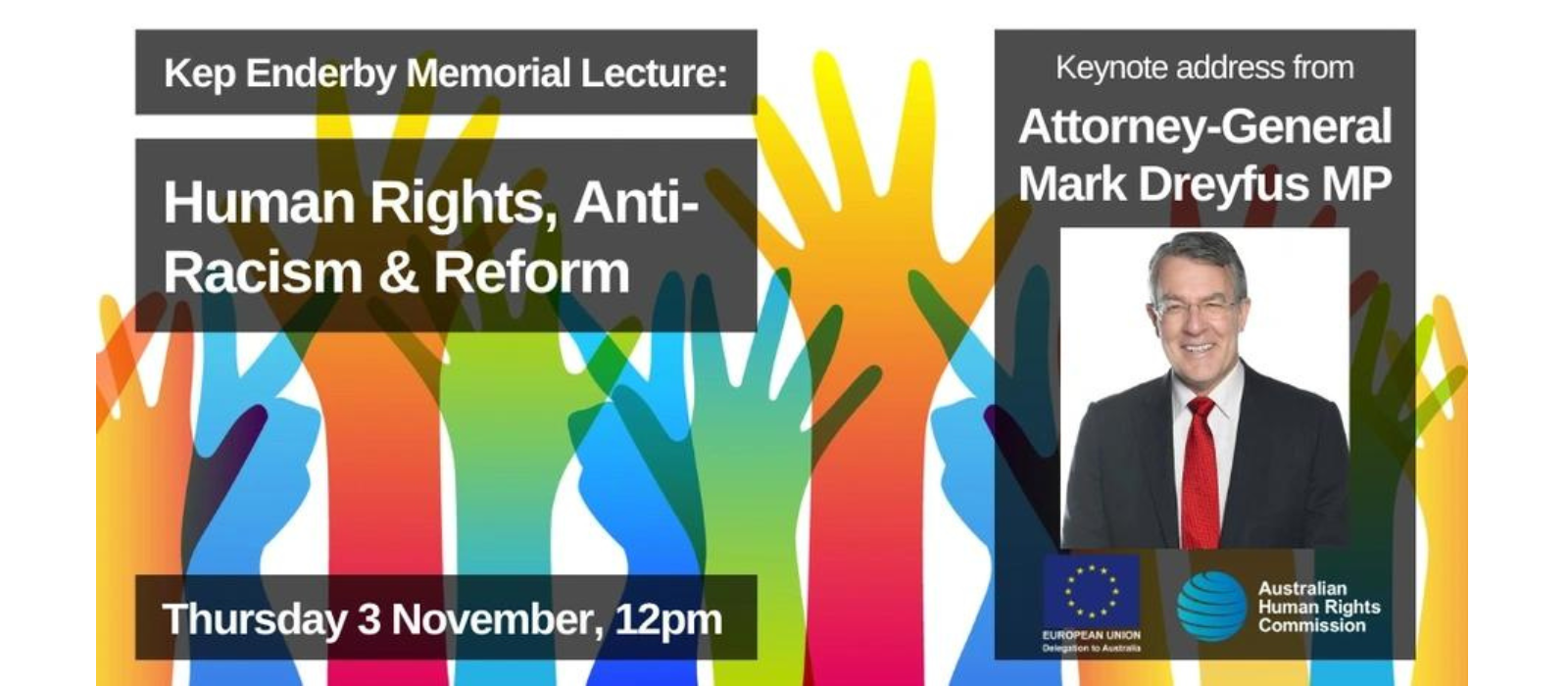 Image for Webinar on human rights, anti-racism and reform