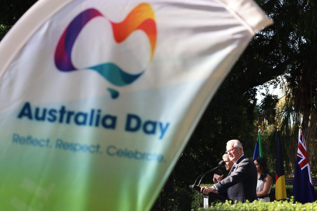 Governor of Western Australia on stage at Australia Day Launch