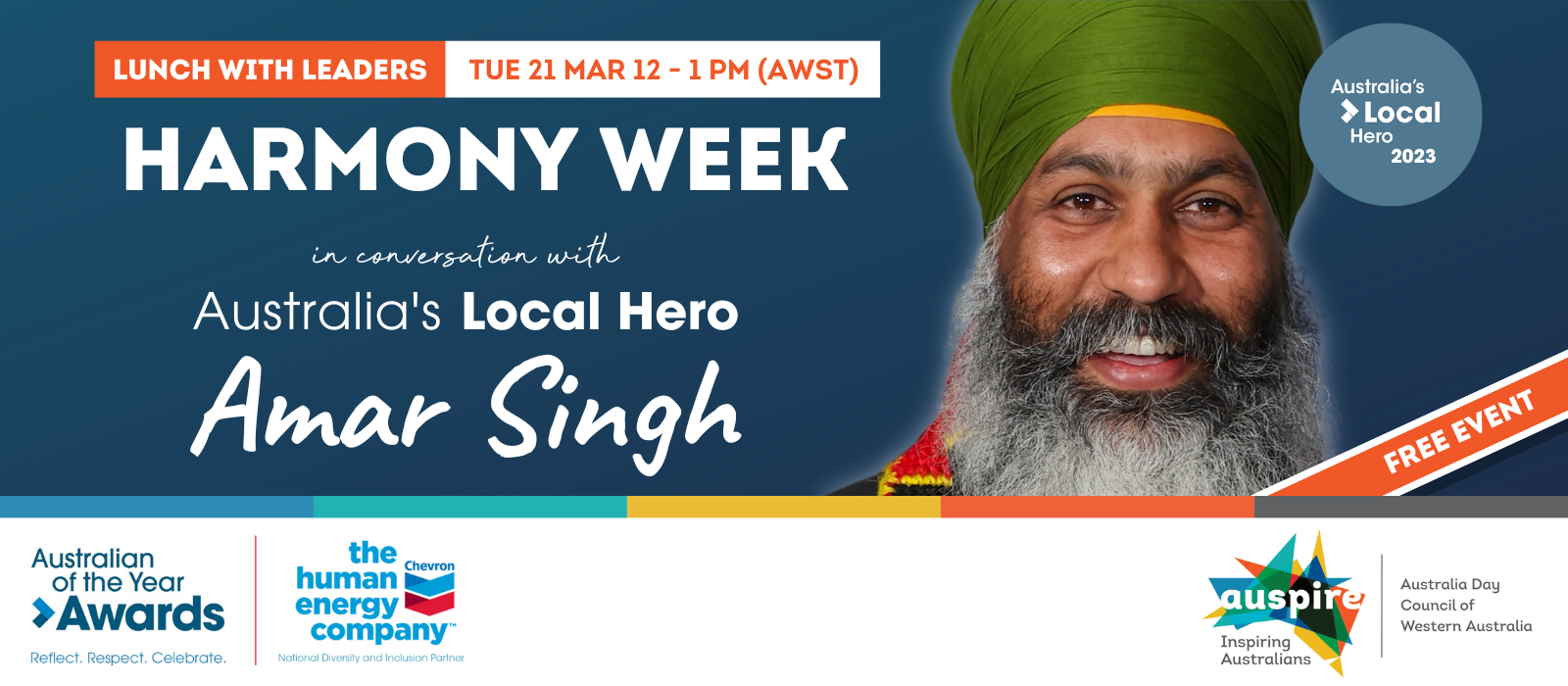 Harmony Week with Australia's Local Hero Amar Singh
