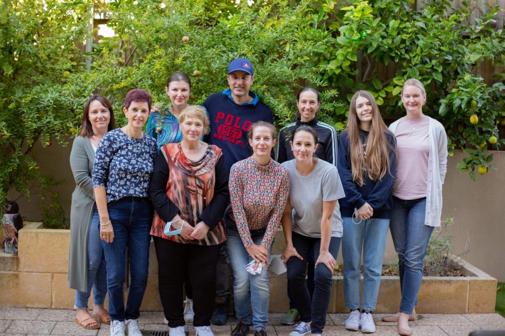 group of volunteers
