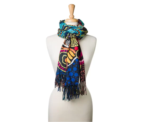 Aboriginal Art Design Scarf - Image 3