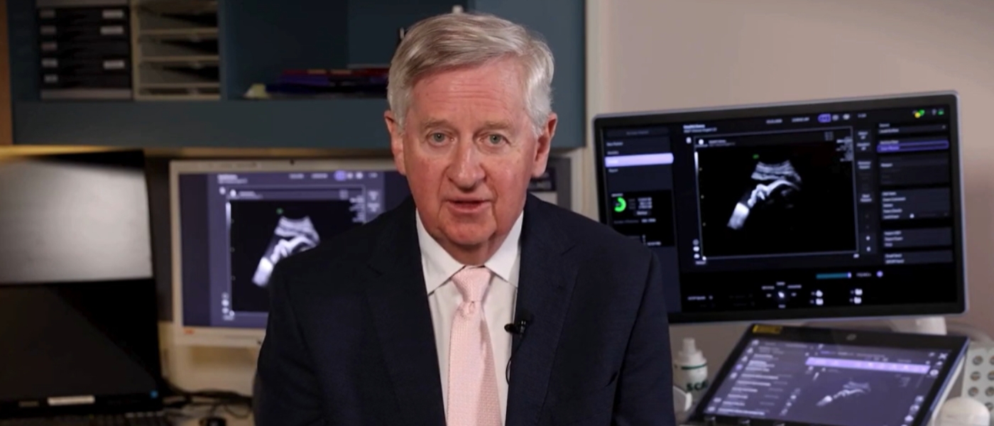 john newnham am with medical equipment behind him