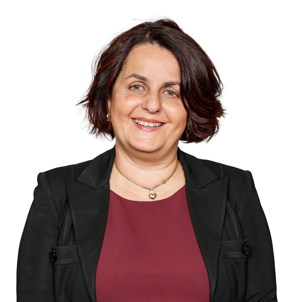 Dr Daniela Vecchio smiling to camera