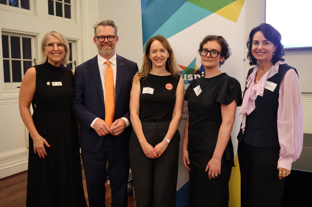 Auspire CEO Morgen Lewis; Dan Bull MLA; Exec Director at the Office of Multicultural Interests, Kate Rowlands; External Engagement & Events Director, Department of Premier & Cabinet, Kate Colleran; Rebecca Murphy, Communications and Community Engagement Manager at WA Electoral Commission