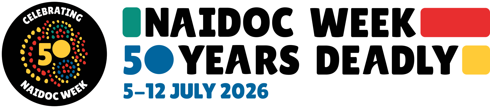 NAIDOC Week 50 Years Deadly logo